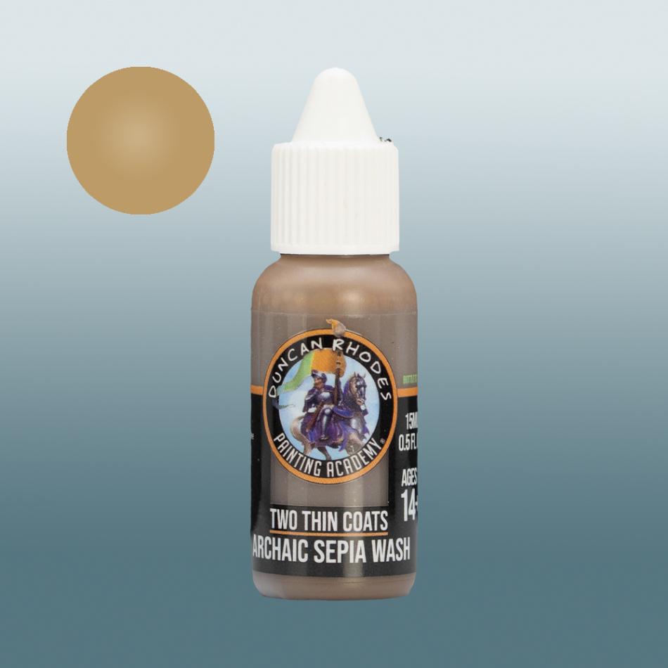 2 Thin Coats Archaic Sepia Wash