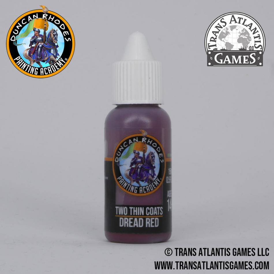 2 Thin Coats Dread Red
