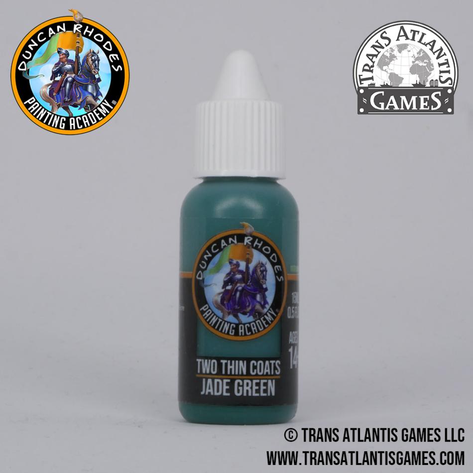 2 Thin Coats Jade Green