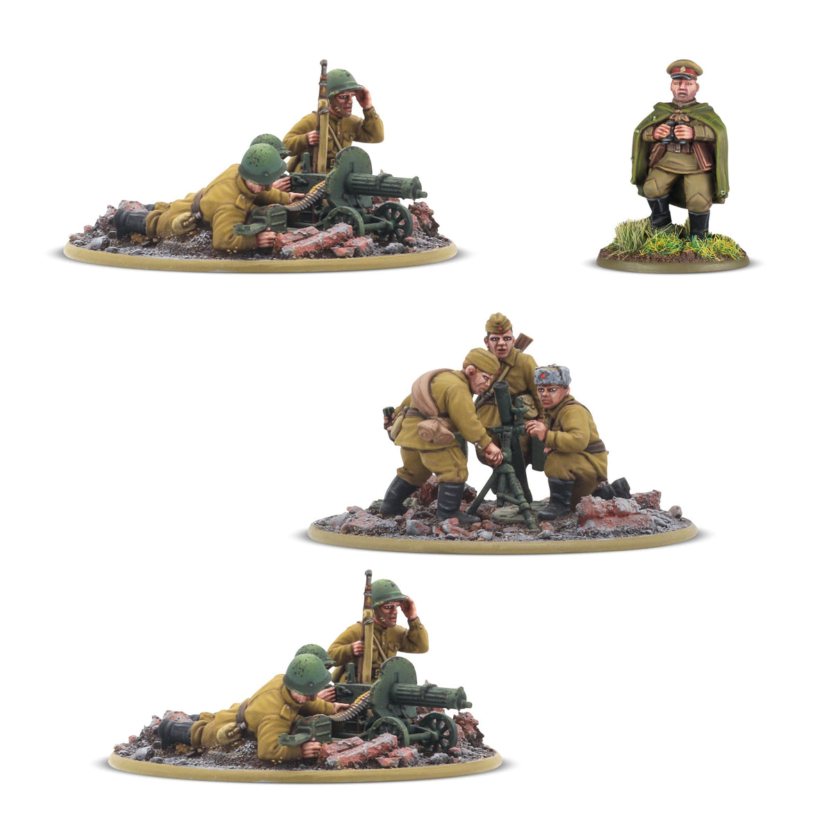 Bolt Action Soviet Army Heavy Weapon Platoon