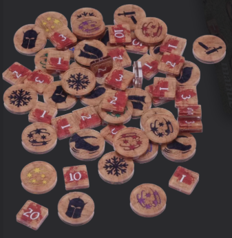 Kings of War Game Token Set