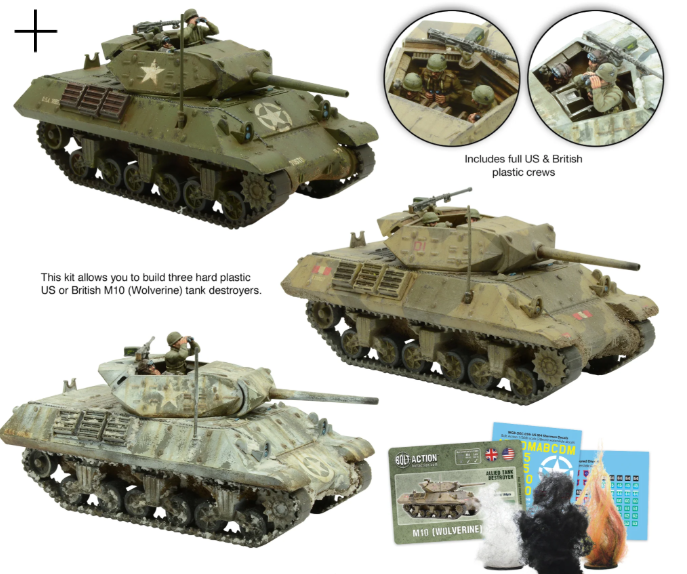M10 Tank Destroyer Platoon (plastic)