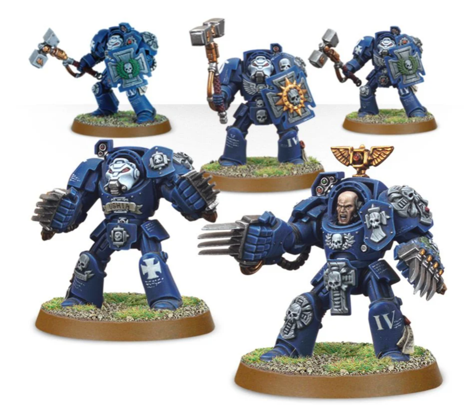 Space Marines Terminator Assault Squad