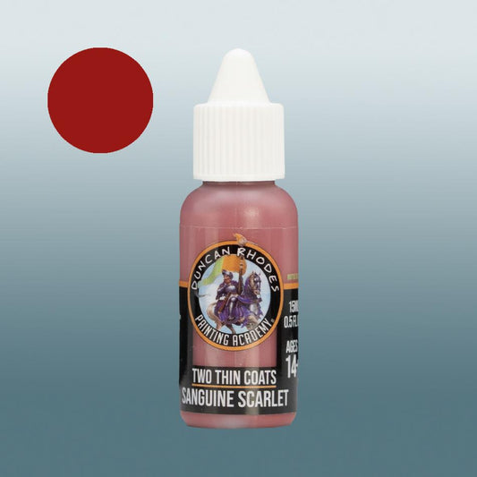 2 Thin Coats Sanguine Scarlet