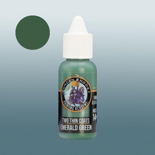 2 Thin Coats Emerald Green