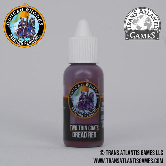 2 Thin Coats Dread Red