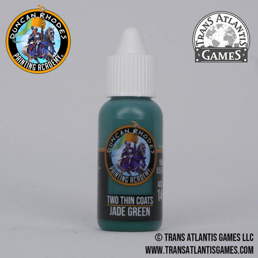 2 Thin Coats Jade Green