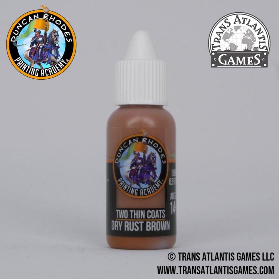2 Thin Coats Dry Rust Brown
