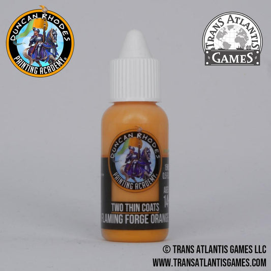 2 Thin Coats Flaming Forge Orange