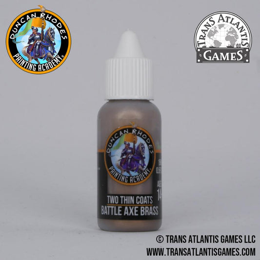 2 Thin Coats Battle Axe Brass