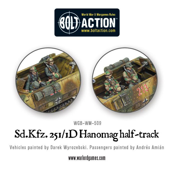 Bolt Action German SD.KFZ 251/1 AUSF D Hanomag