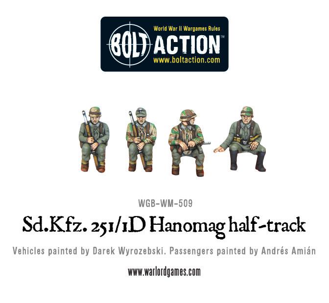 Bolt Action German SD.KFZ 251/1 AUSF D Hanomag