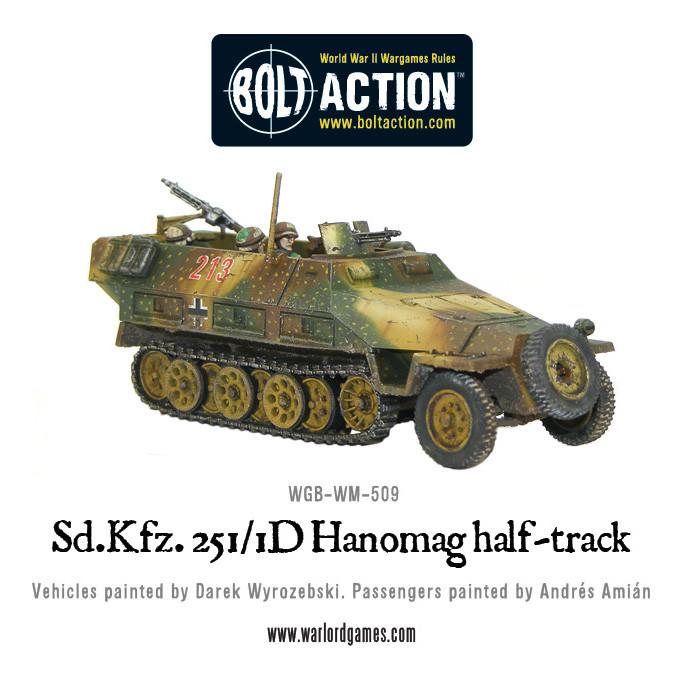 Bolt Action German SD.KFZ 251/1 AUSF D Hanomag