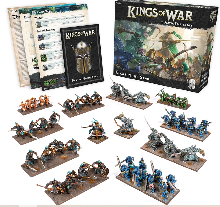 Kings of War Claws in The Sand Two Player Starter Set