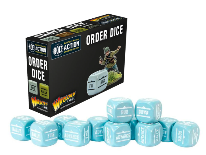Order Dice:  Blue