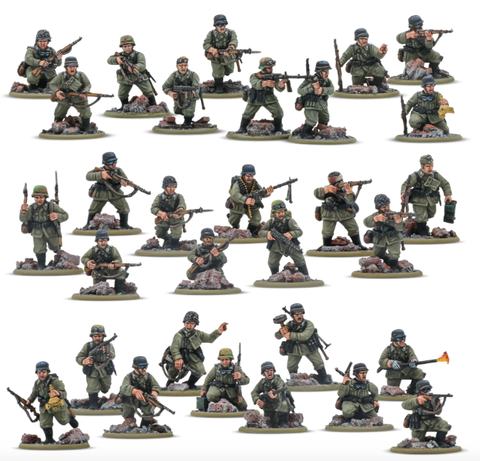 Bolt Action:  German Veterans Infantry Platoon