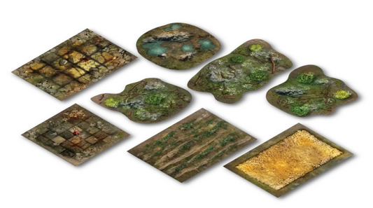 Fantasy Terrain Templates | 28-32mm Scale