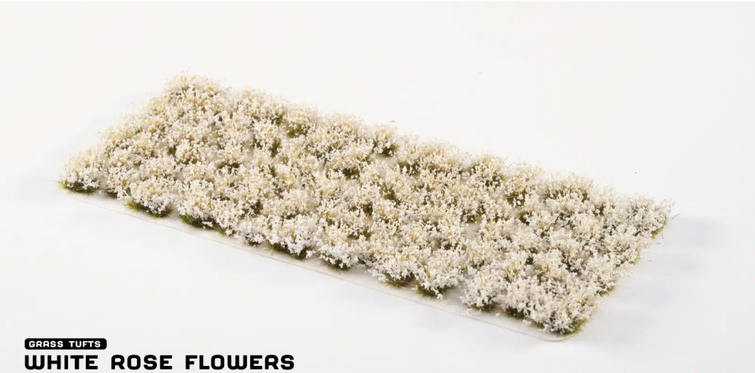 Gamers Grass White Rose Flowers