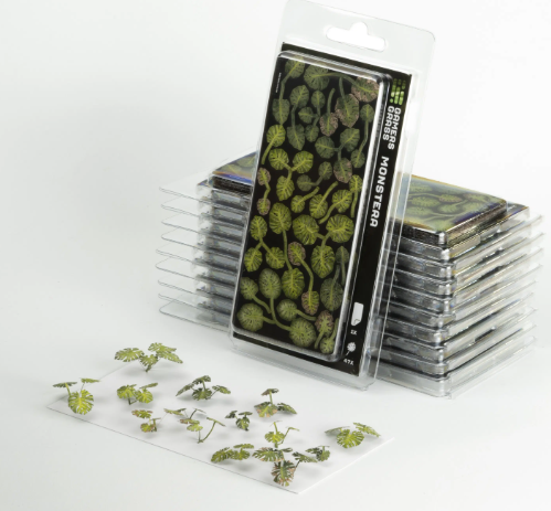 Gamers Grass Monstera Laser Cut Plants
