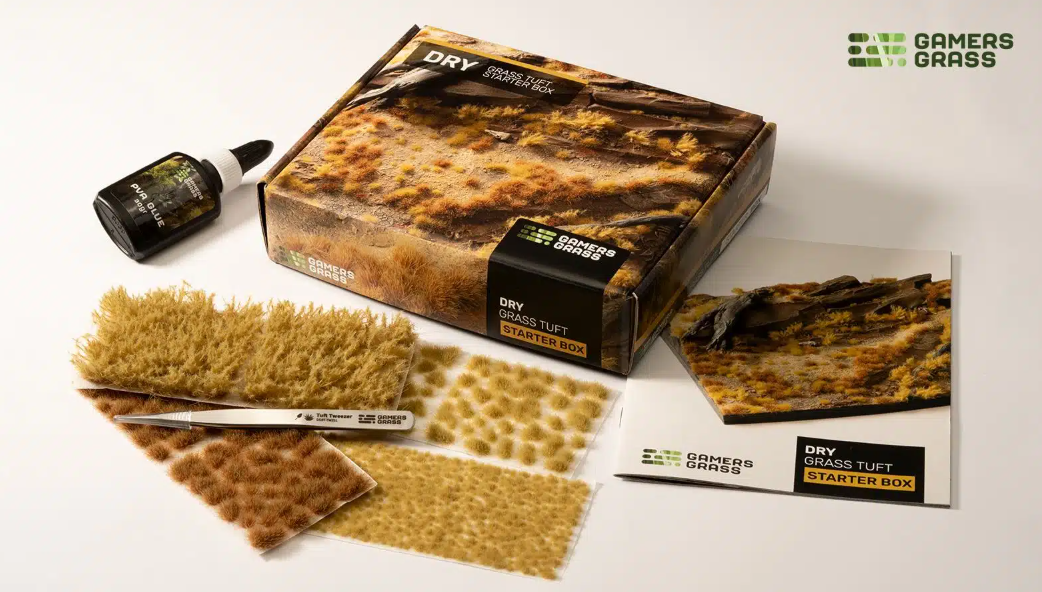 Gamers Grass Dry Grass Tuft Starter Set