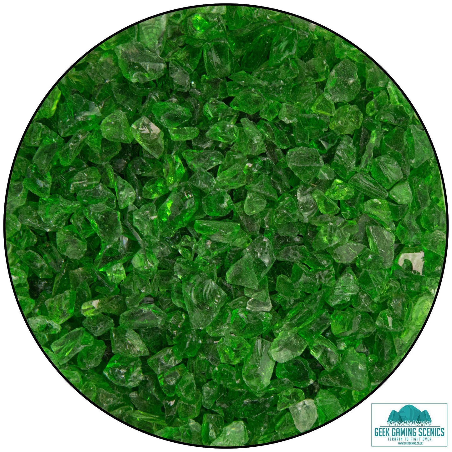 Weird Crystals Large - Dark Green