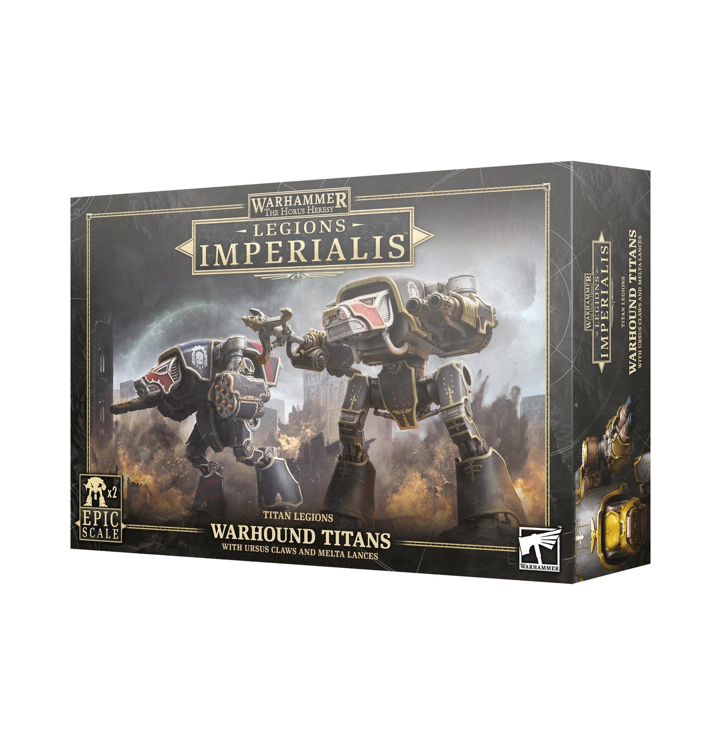 Legion Imperialis Warhound Titan's with Ursus Claws