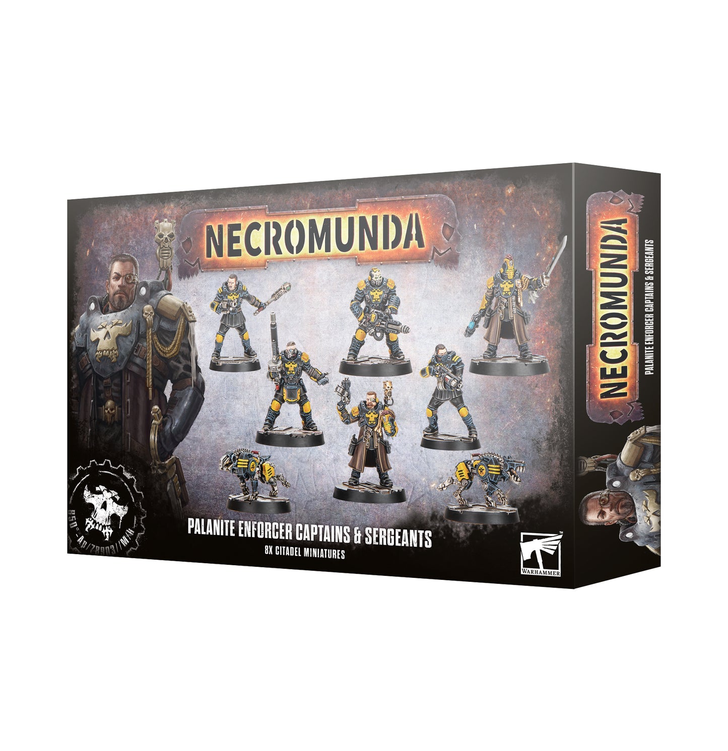 Necromunda Palanite Enforcers Captain & Sergeants