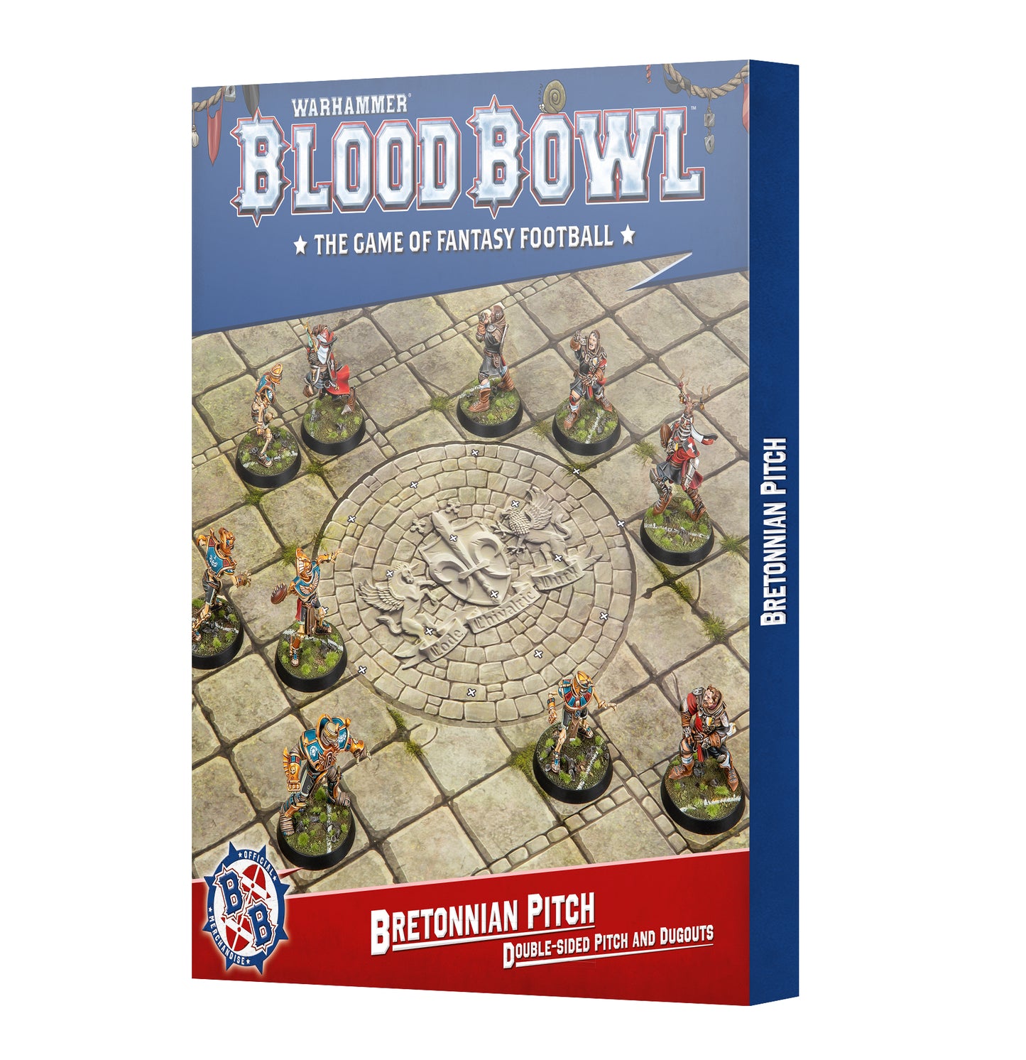 Blood Bowl Bretonian Team Pitch & Dugouts