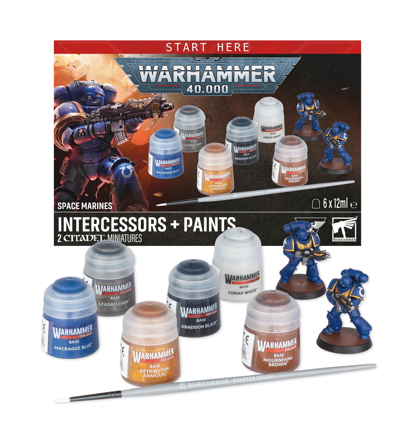 Space Marine Interceptors + Paints