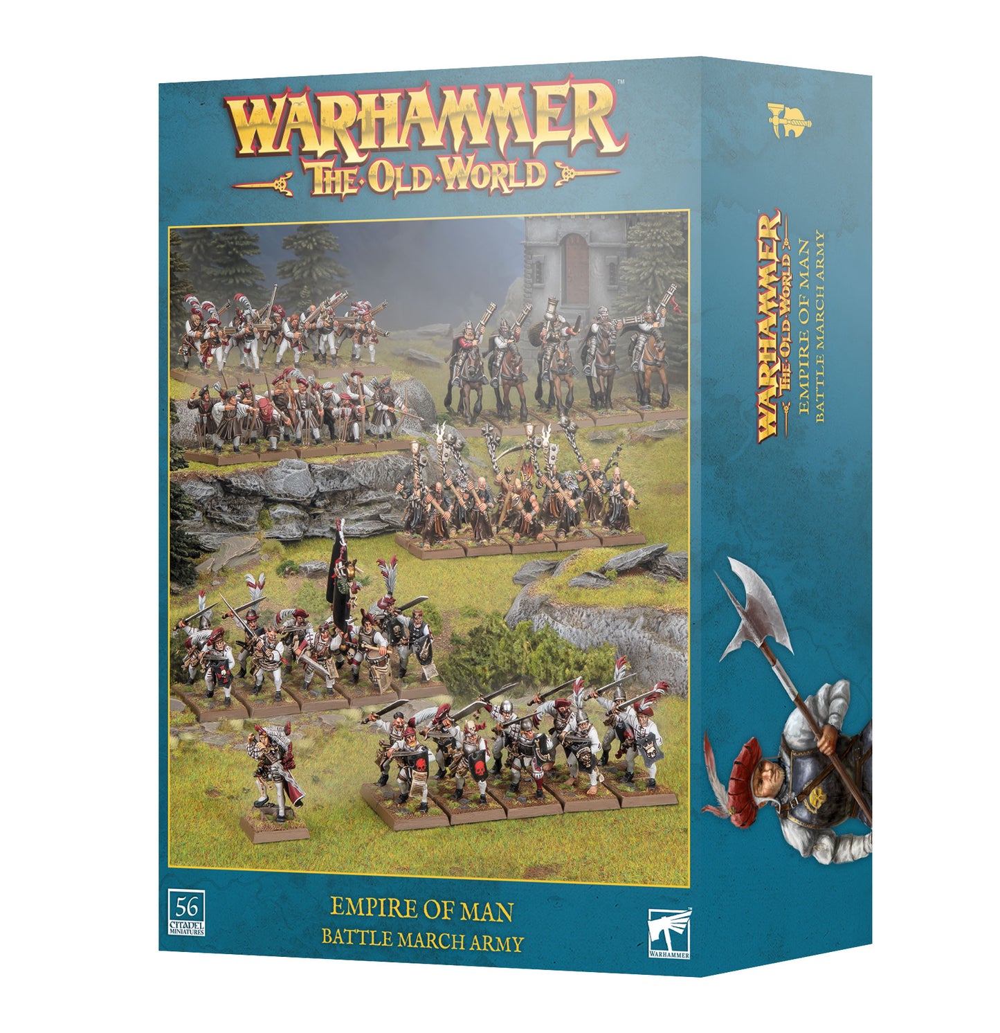 Old World Empire of Man Battlemarch Army