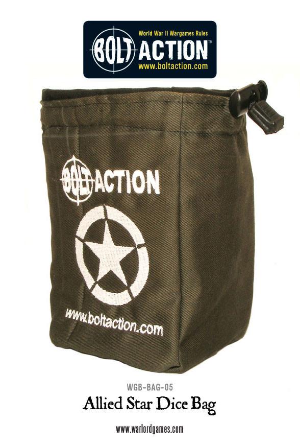 Bolt Action:  Allied Star Dice Bag