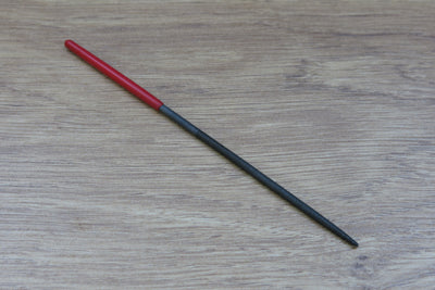 72525 Round Needle File with Red Handle