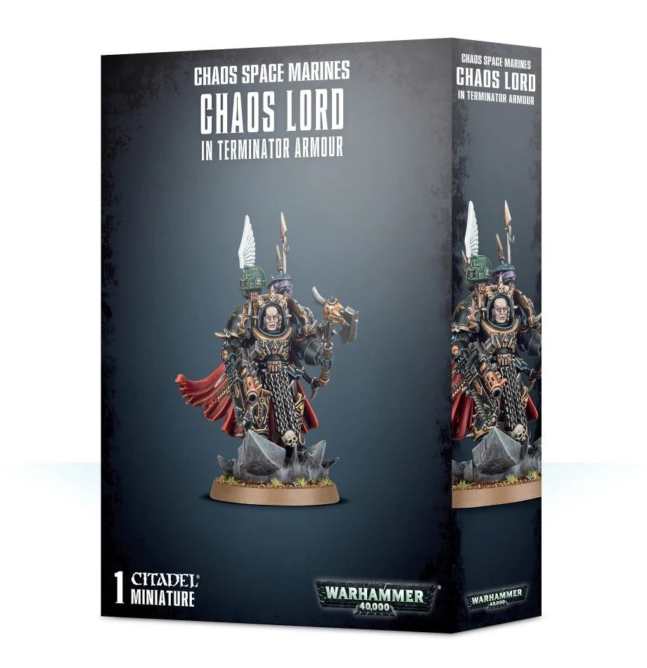 Chaos Space Marines Chaos Lord in Terminator Armour