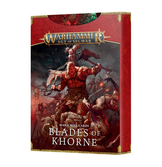 Blades of Khorne Warscroll Cards - (Last Chance to Buy)